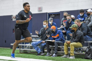 Darius Stills impresses at WVU Pro Day, believes extra year helped him